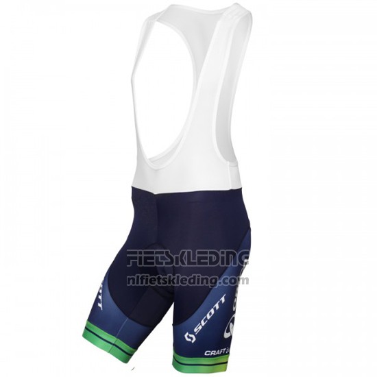 2015 Fietskleding Orica GreenEDGE Wit en Blauw Korte Mouwen en Koersbroek
